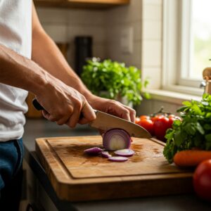 como cortar cebola?