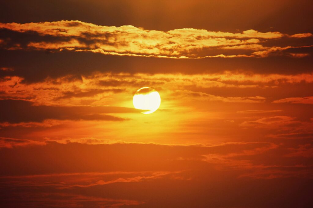 o sol pega fogo?